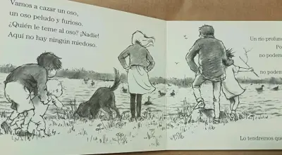 Libro infantil 'Vamos a cazar un oso' de Michael Rosen - miniatura 3