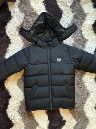 Parka negra 7pkte tipo traptars hombre - miniatura 1