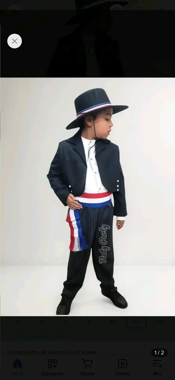 Traje de Huaso Infantil Completo