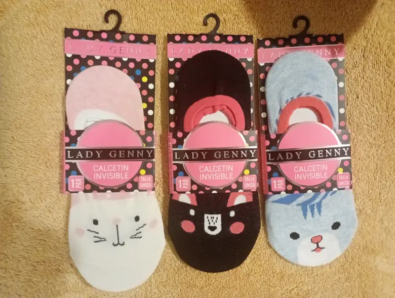 Calcetines invisibles Lady Genny con diseño animal - 2