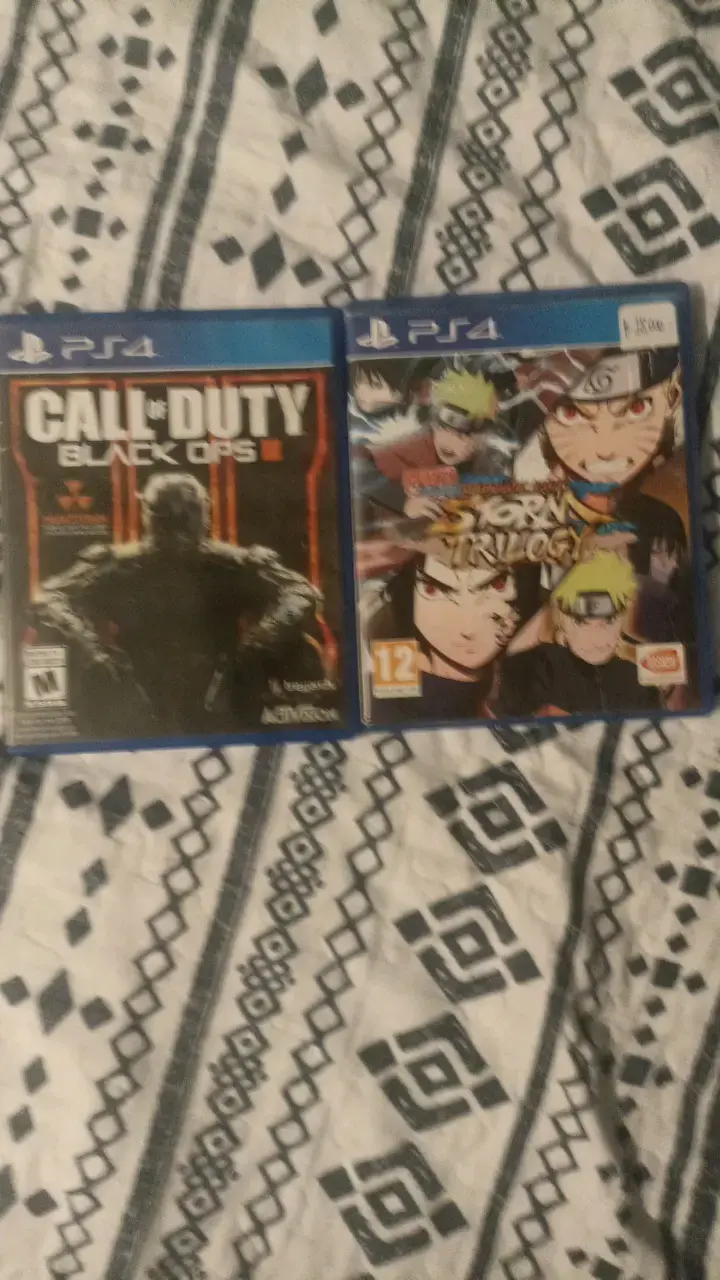 Juegos PS4 Call of Duty y Naruto