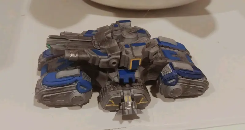 Figura de tanque terran starcraft articulado - 2