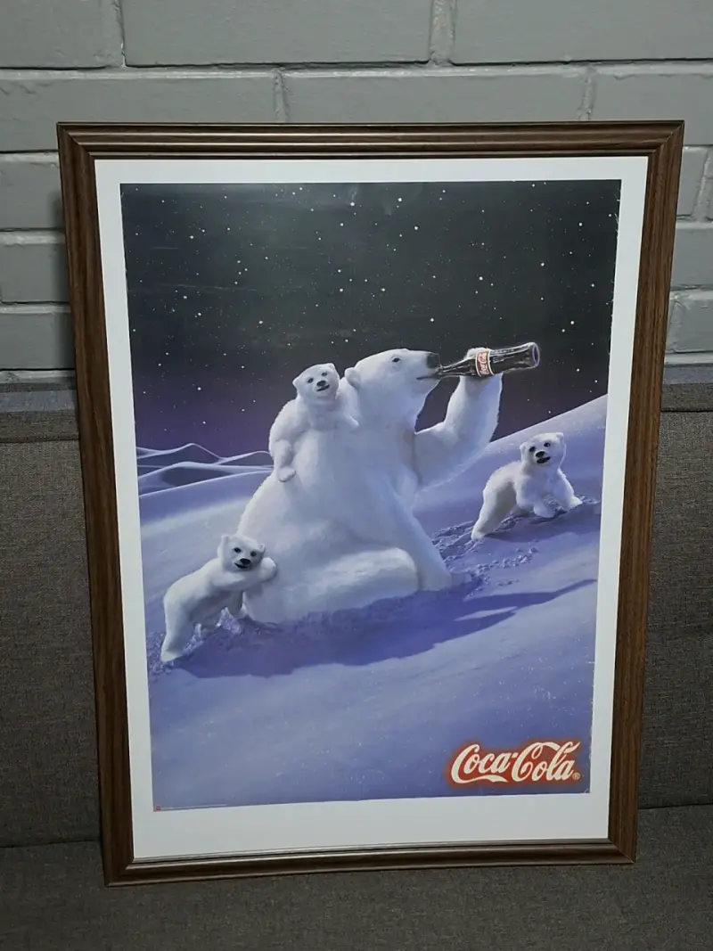 Cuadro Decorativo Coca-Cola Osos Polares - 1