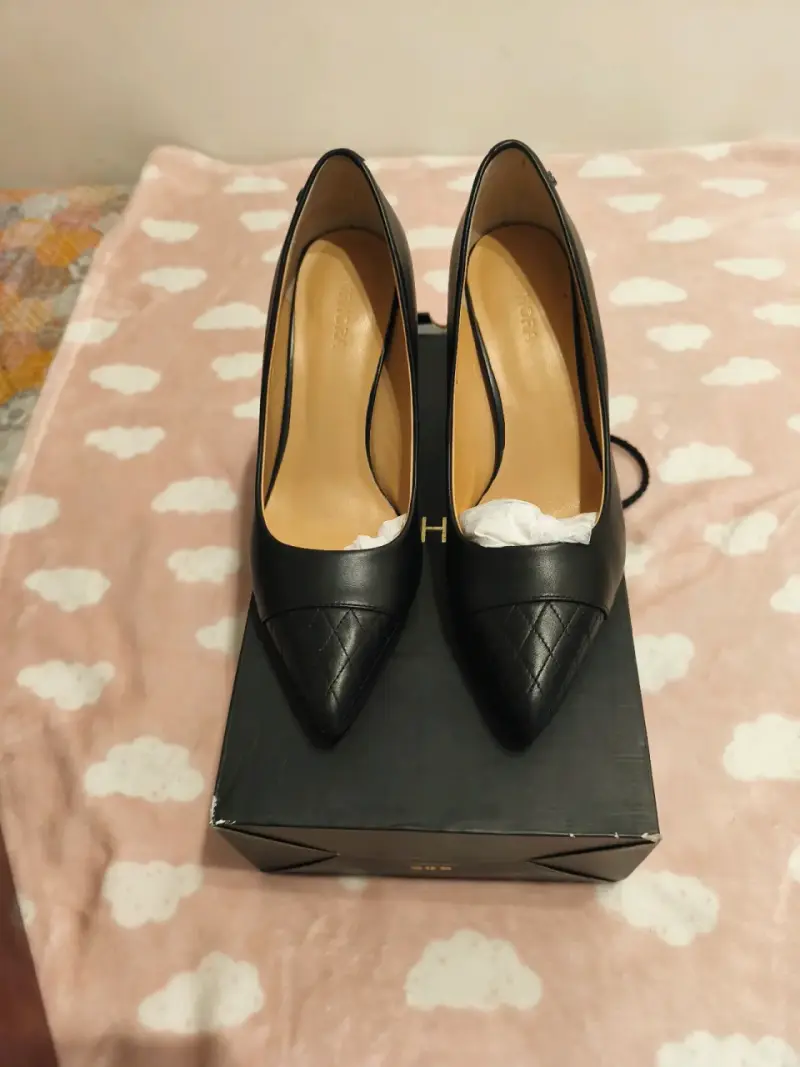 Zapatos de Tacón Negro Amphora Elegantes - 1