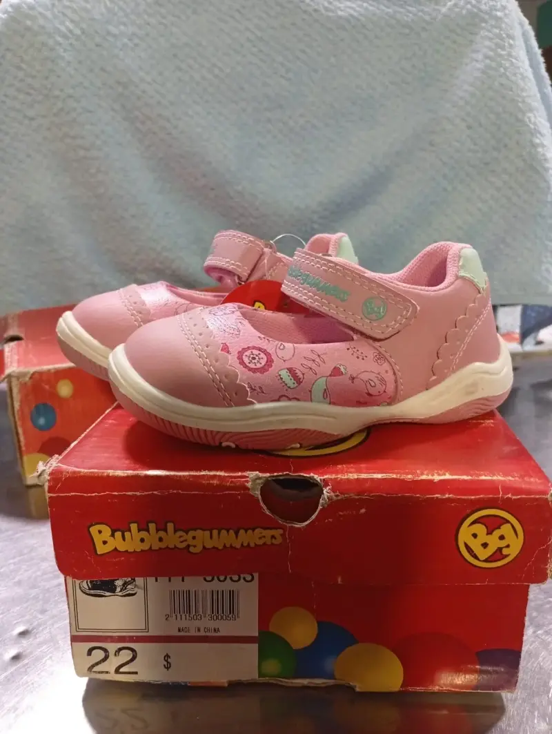 Zapatillas rosadas para niña Bubblegummers