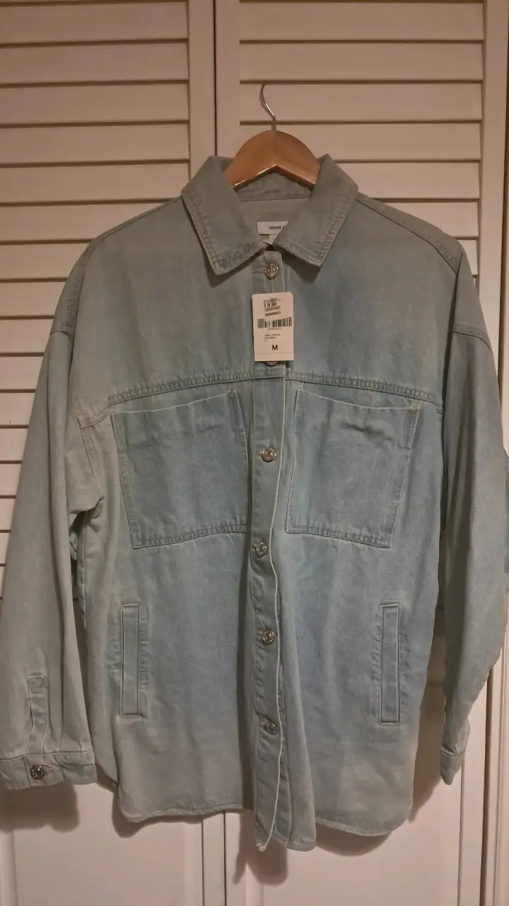 Chaqueta de mezclilla Forever 21 talla M - 1
