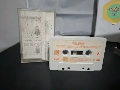 Cassette de música Soda Stereo Doble Vida 1988 - miniatura 2