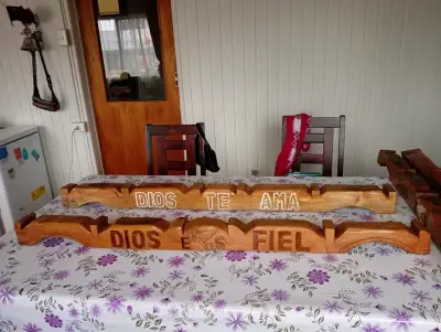 Decoración de madera con frases religiosas - miniatura 1