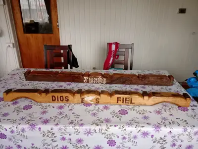 Decoración de madera con frases religiosas - miniatura 2