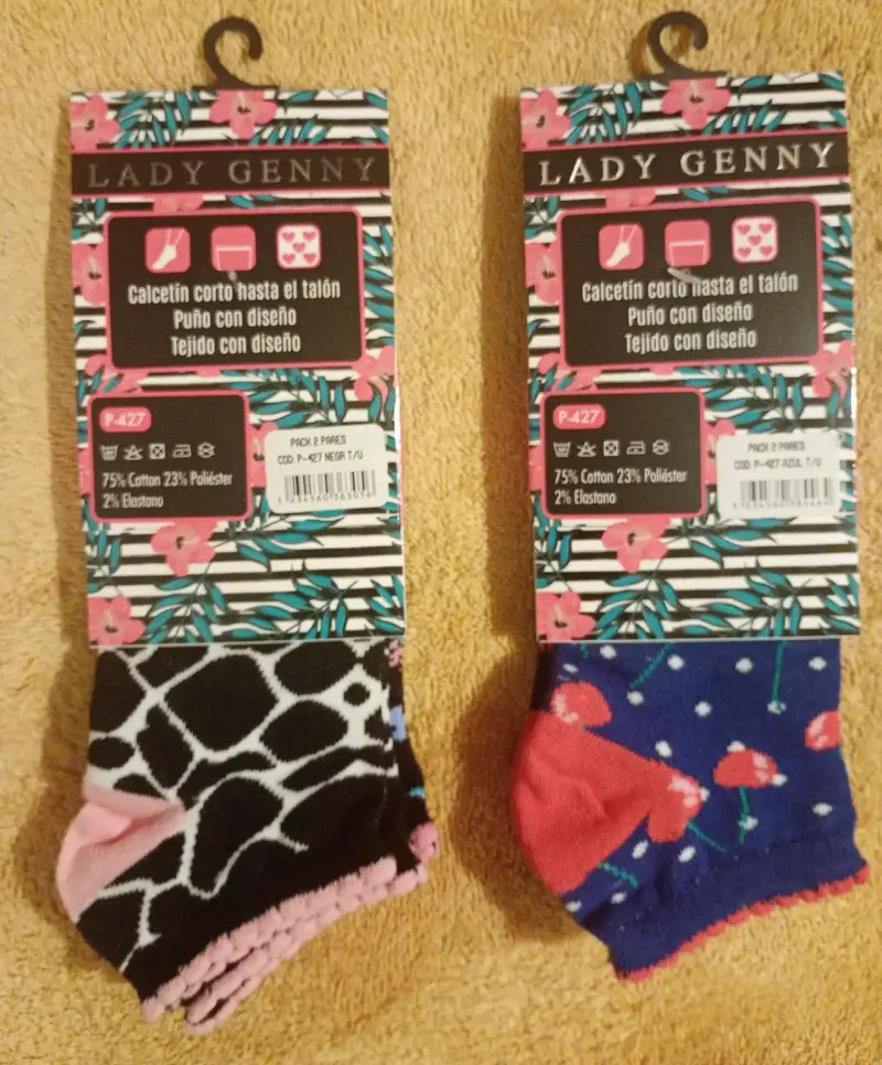 Calcetines invisibles Lady Genny con diseño animal - 3