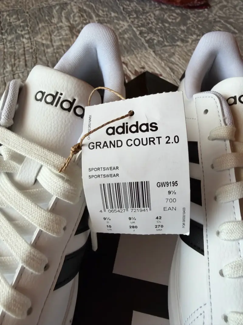 Zapatillas Adidas Grand Court 2.0 Blancas - 4