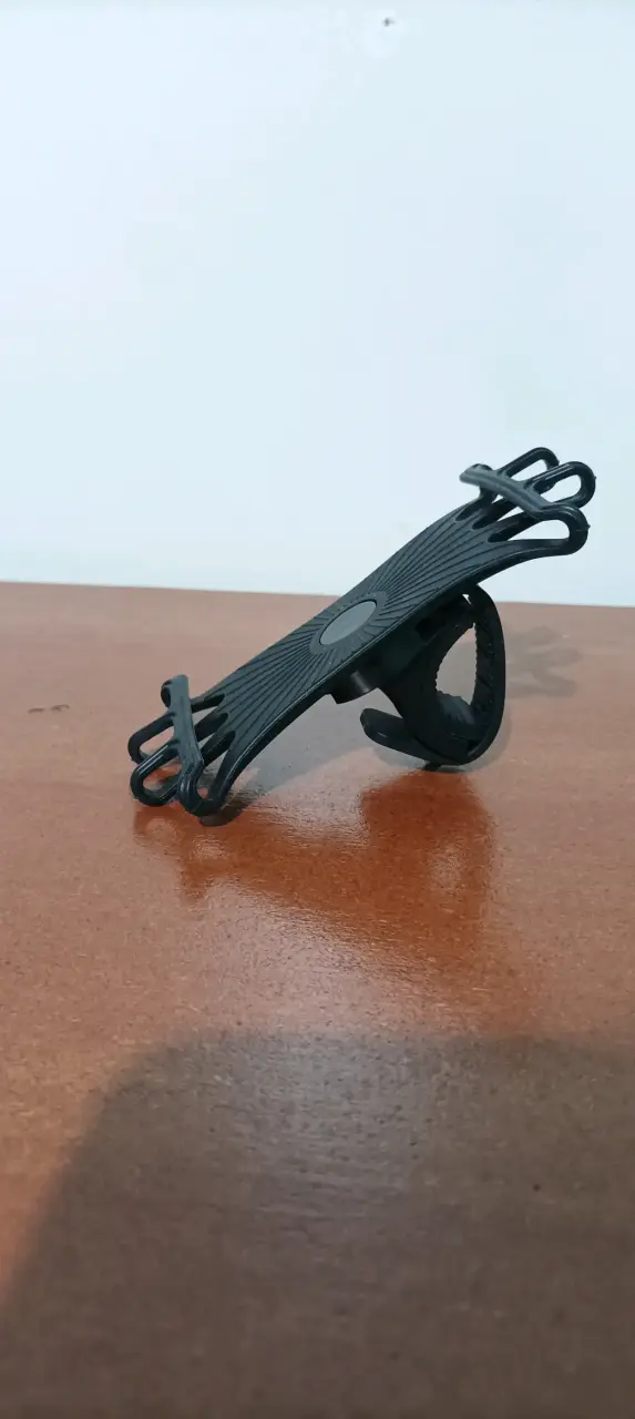 Soporte de celular para bicicleta ajustable negro - 1