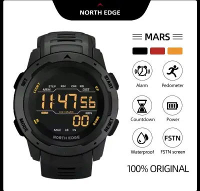 Reloj North Edge Mars nuevo con caja y manual - miniatura 3