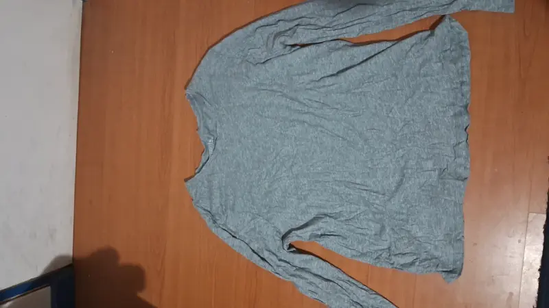 Polera manga larga gris