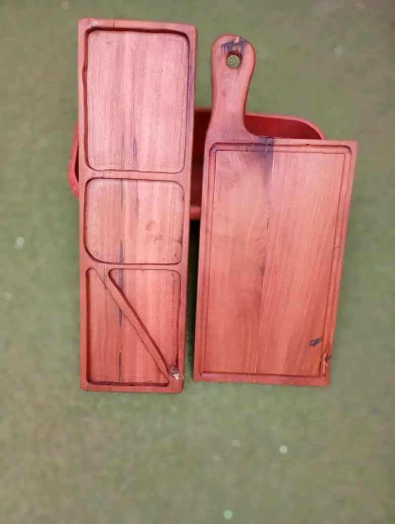 Juego de tablas de madera para picar y servir - 1