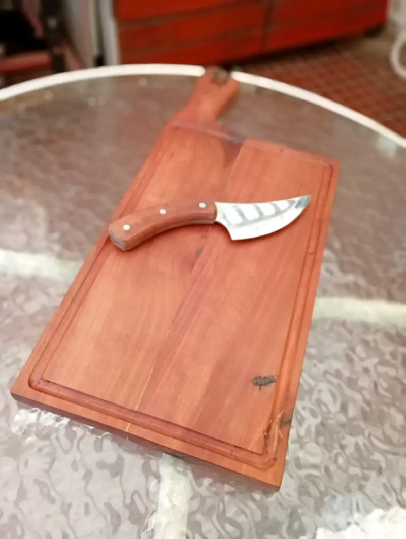 Juego de tablas de madera para picar y servir - 4