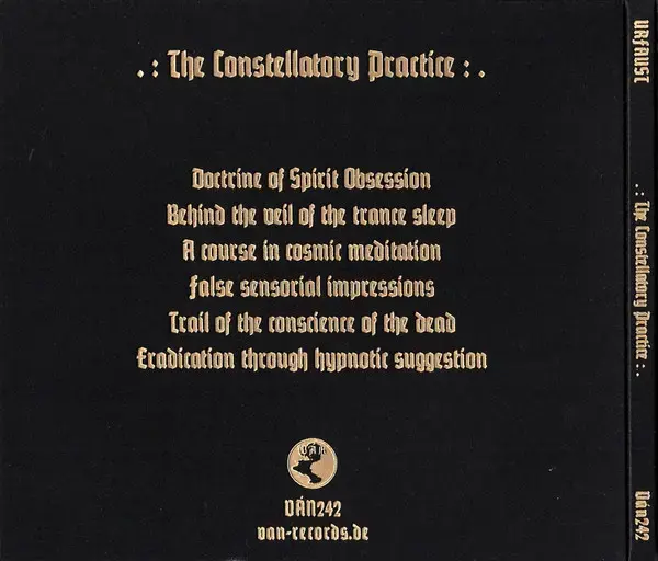 Urfaust - The Constellatory Practice (CD) - 2