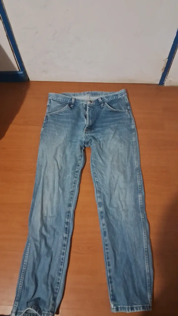 Jeans de mezclilla azul para hombre