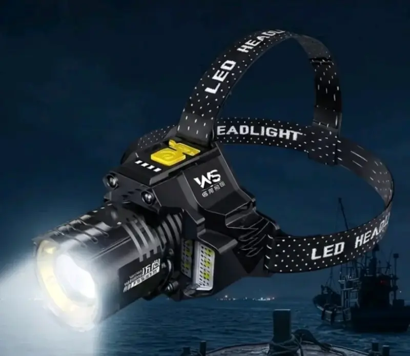 Linterna con Zoom caza nocturna, pesca, todo uso - 1