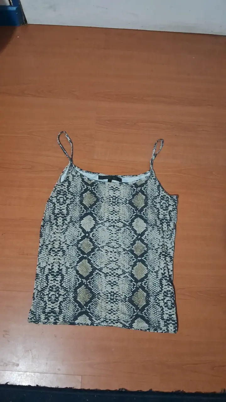 Blusa de tirantes estampado animal print