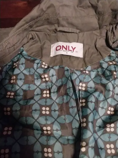 Chaqueta verde militar con bolsillos Only - miniatura 2