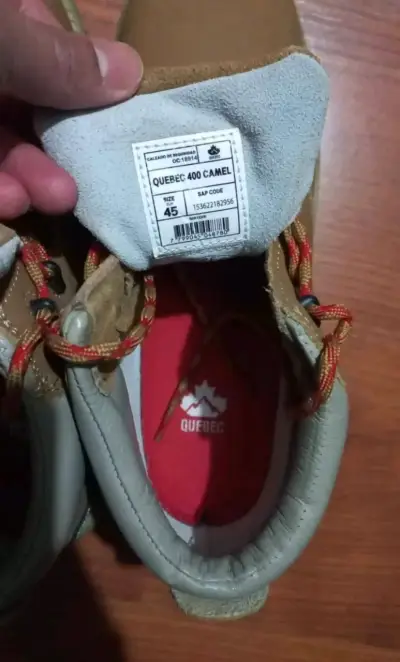 Botas de trekking Quebec 400 Camel talla 45 - miniatura 4