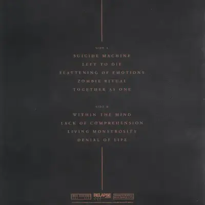 Death - Belgium 12.23.1991 (LP) - miniatura 2