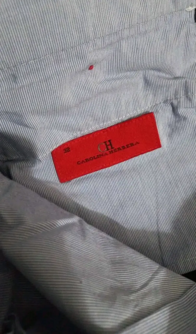 Pantalon Carolina Herrera azul hombre talla 42 - 3