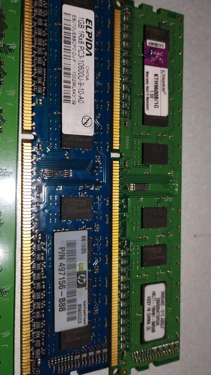 Memorias RAM Elpida, kingston y Veritech - 3