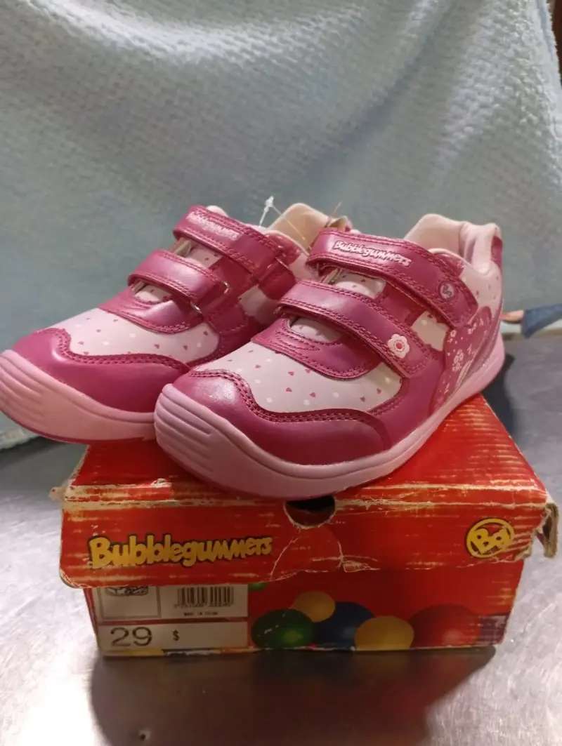 Zapatillas Bubblegummers rosadas para niñas