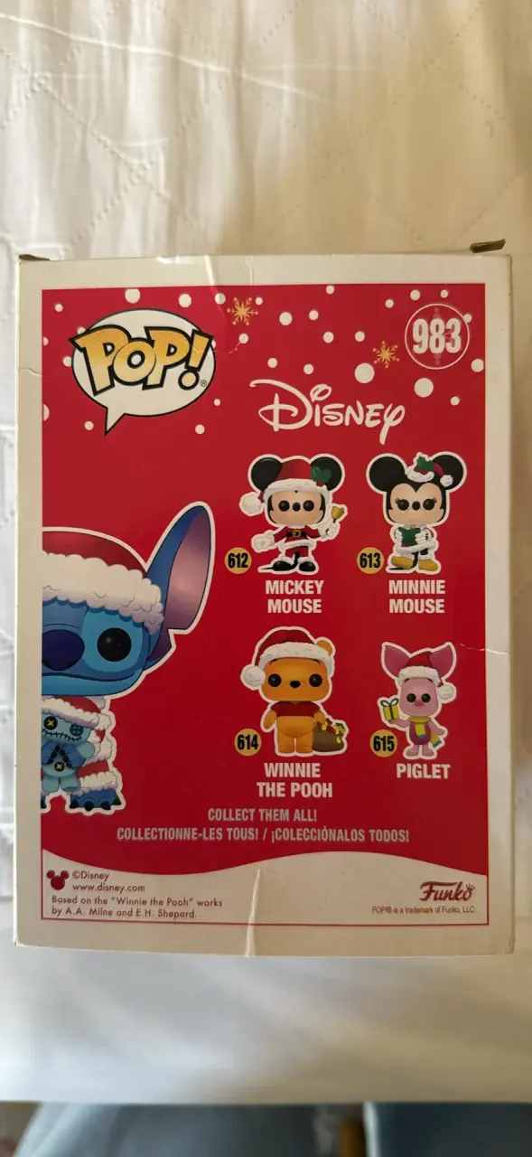 Figura Funko Pop Santa Stitch Edición Especial - 3