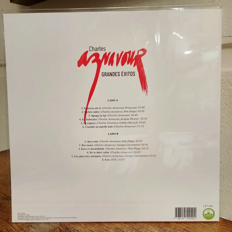 Vinilo Charles Aznavour Grandes Éxitos en español - 2