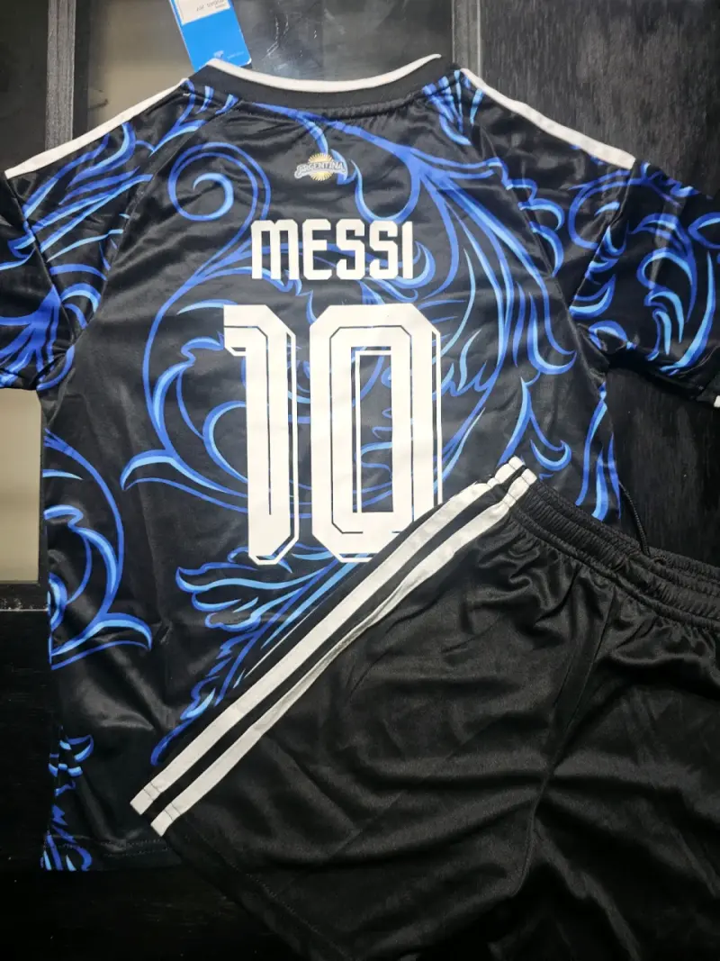 Conjunto de fútbol Argentina Messi 2026 para niños - 2