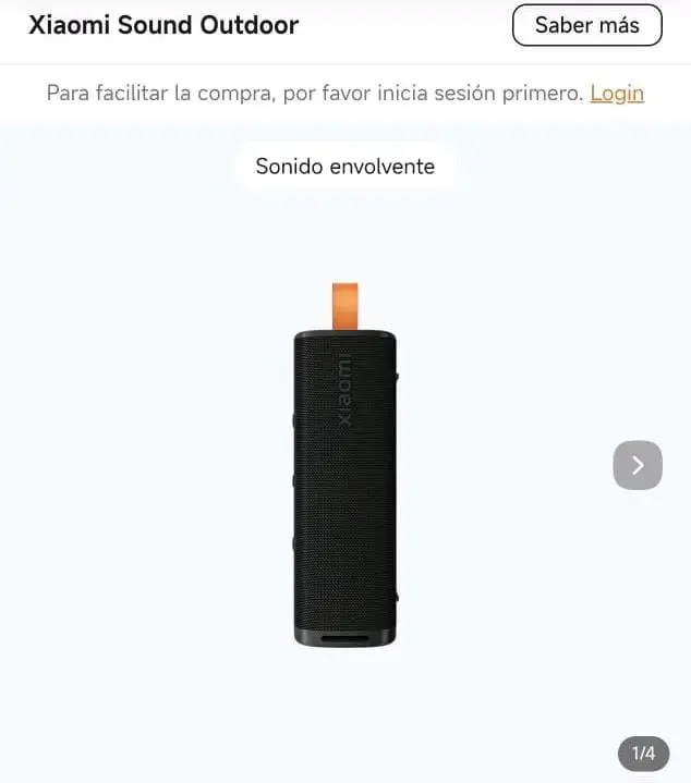 Parlante Bluetooth Xiaomi Sound Outdoor