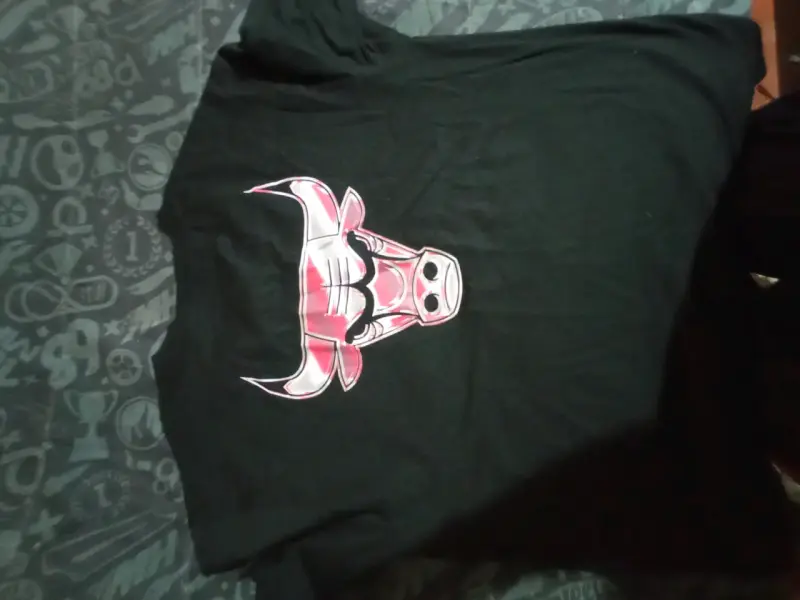 Polera NBA Chicago Bulls negra talla L - 5