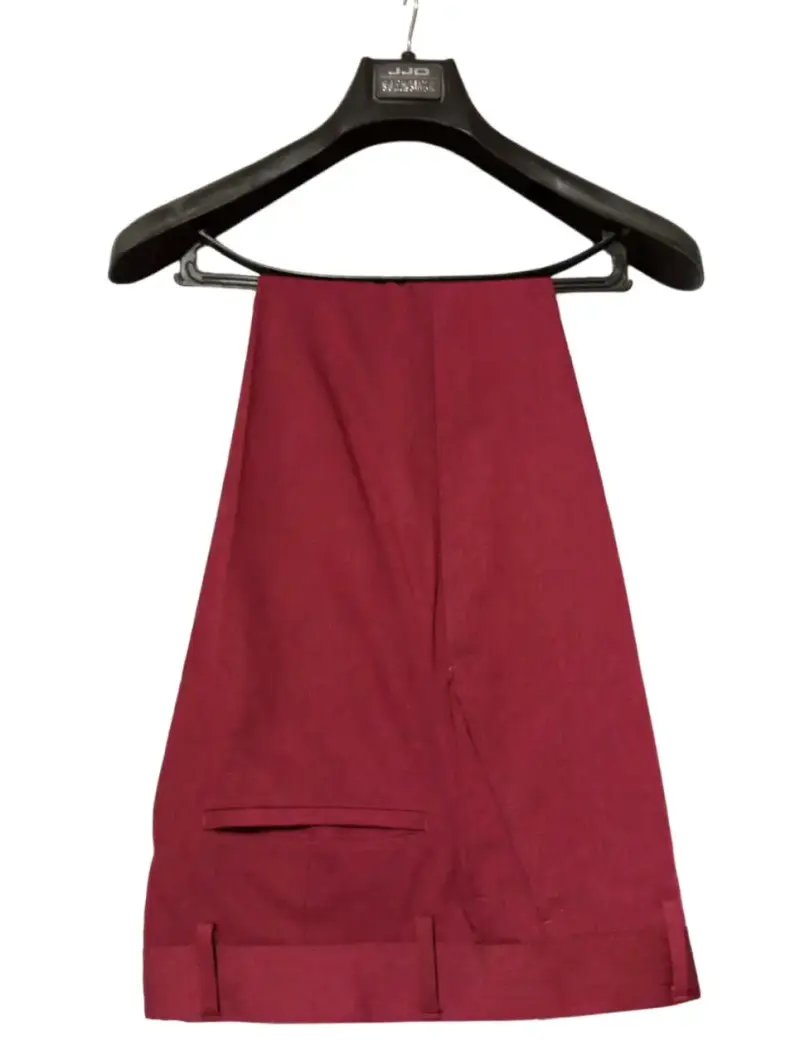 Traje formal rojo burdeo JJO para hombre - 3