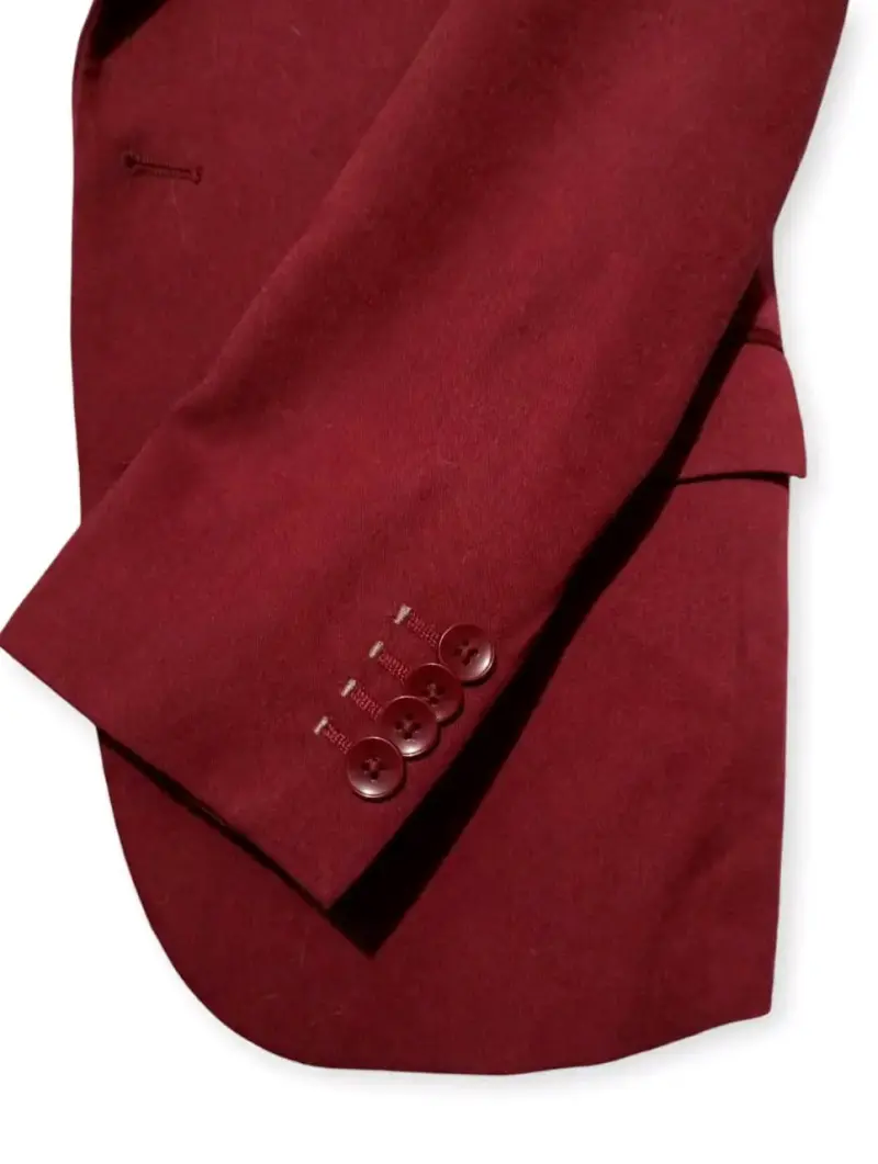 Traje formal rojo burdeo JJO para hombre - 5