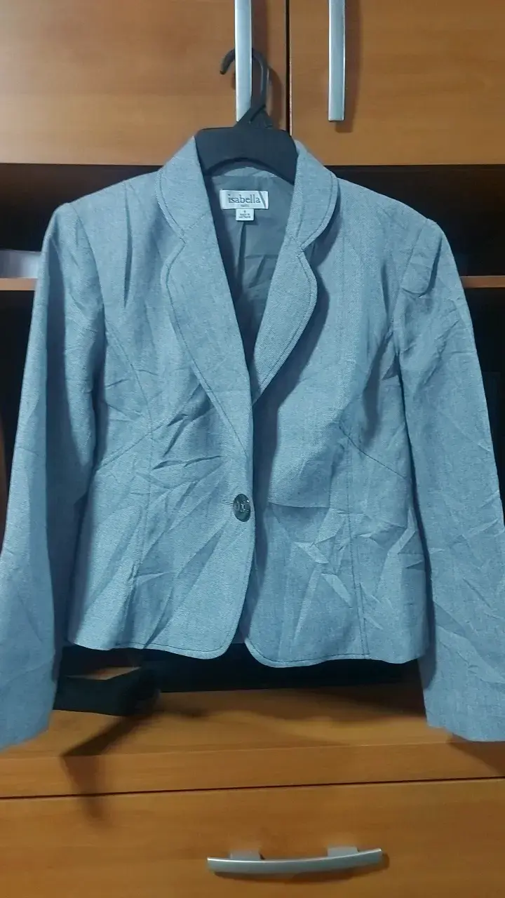 Blazer gris para mujer marca Isabella