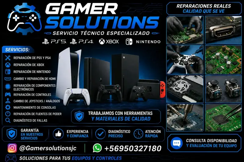 Servicio Técnico Especializado para Consolas - 1