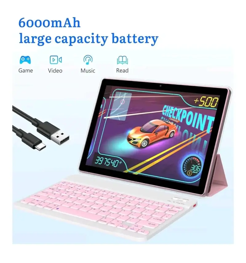 Tablet Android 15 10.1 pulgadas + teclado y mouse - 3