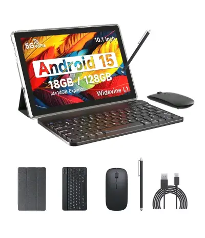 Tablet Android 15 con teclado y mouse - miniatura 1
