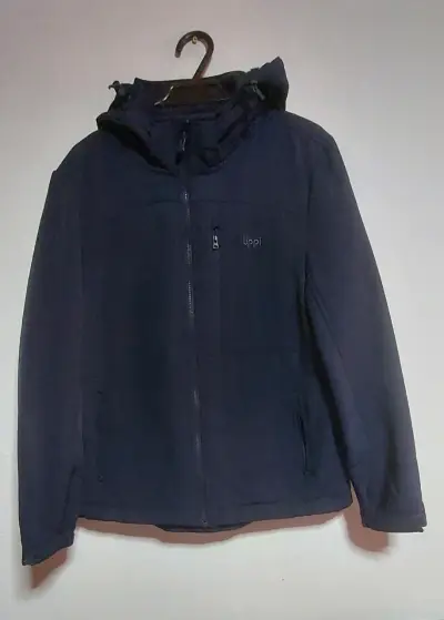 Chaqueta térmica azul con capucha Upp - miniatura 2