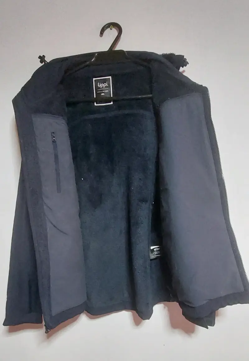 Chaqueta térmica azul con capucha Upp - 3