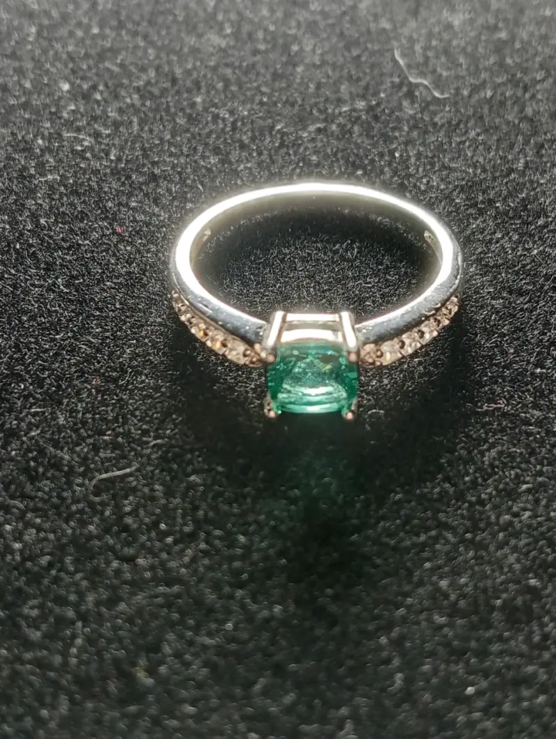 Anillo de plata con piedra preciosa - 2