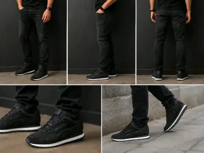 Zapatillas negras Reebok Classic Nuevas!! - miniatura 4