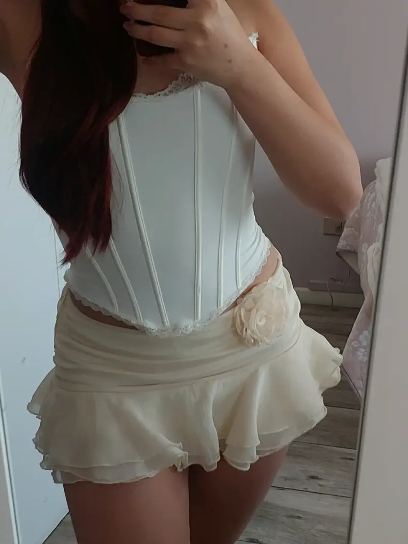 Falda Beige Elegante - 1