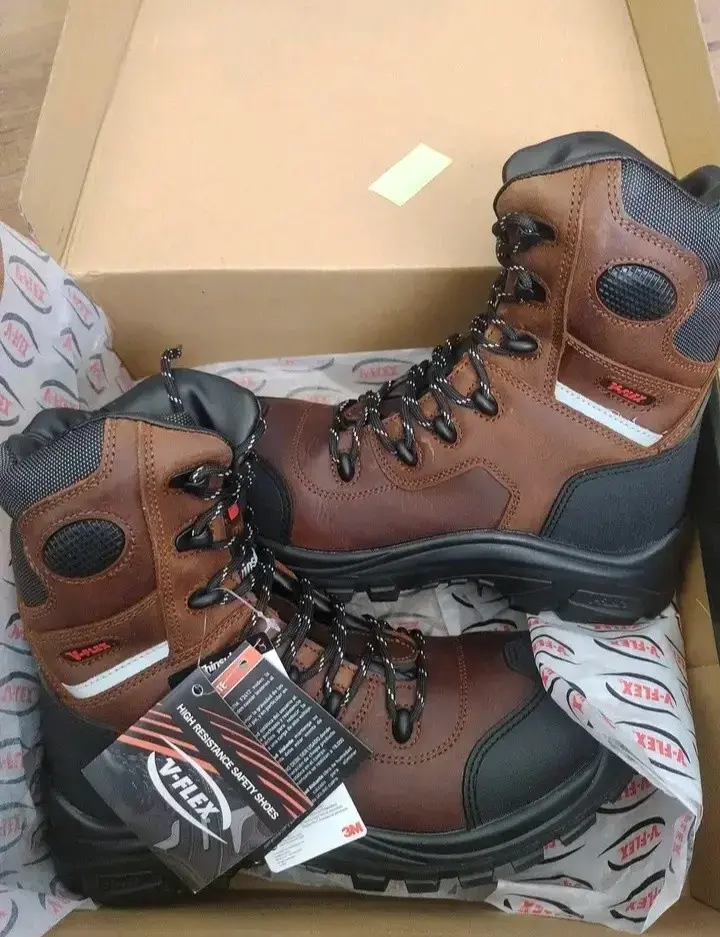 Zapato de seguridad V-Flex V66 Thinsulate café - 1