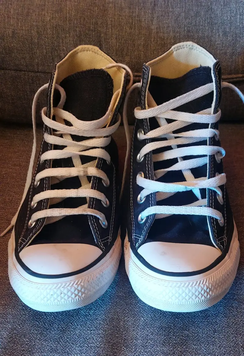 Zapatillas Converse All Star negras de lona - 1
