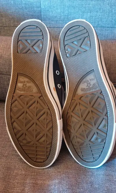 Zapatillas Converse All Star negras de lona - miniatura 4