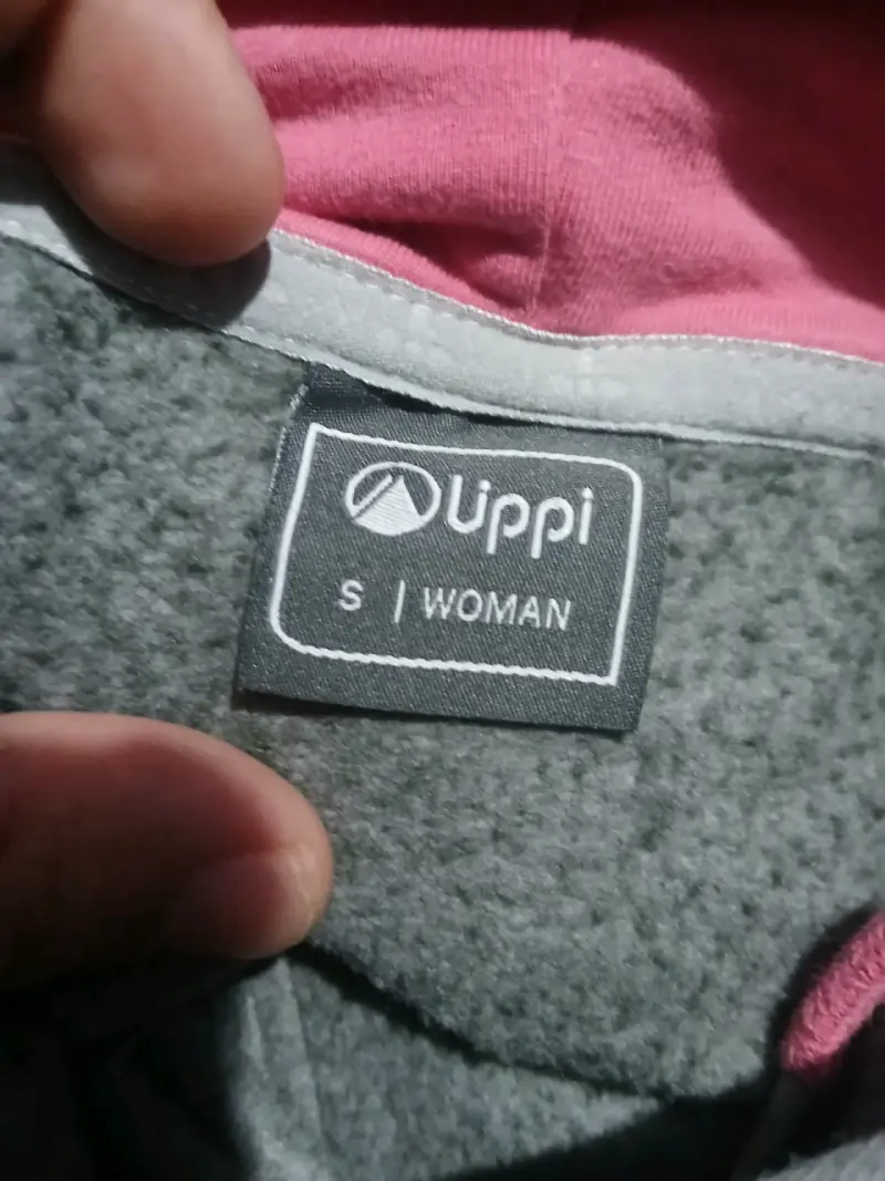 Polerón gris con capucha Uppi para mujer - 4